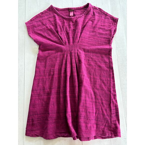 Tea Collection Magenta Cotton Dress Size 5 EUC - Picture 1 of 4